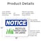 Signmission Recycled Water Used On Lawns, 18 in W x Rectangle, Aluminum OS-2PACK-NS-A-1218-L-18006 - alternate 5